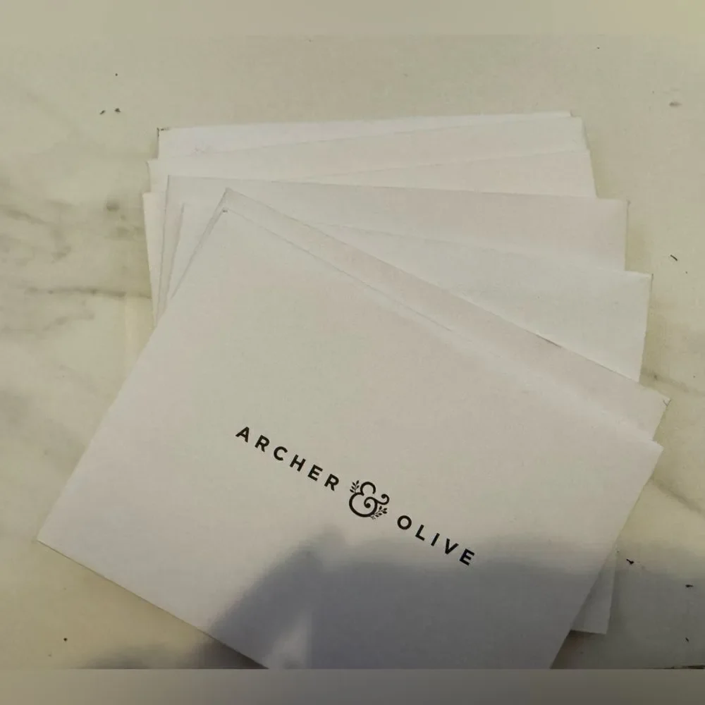 Archer and olive blank color cards bundle #15